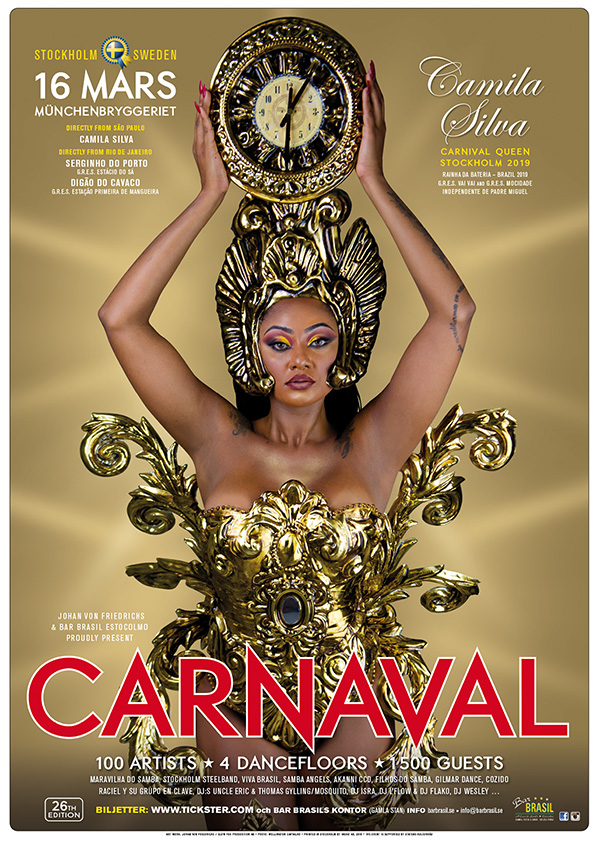 Carnaval de Estocolmo – Posters 2016 + 2019